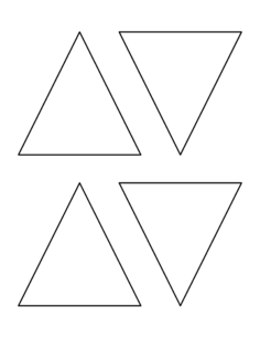 4 Inch Triangle Kids Coloring Pages Pdf, Free Vectors File